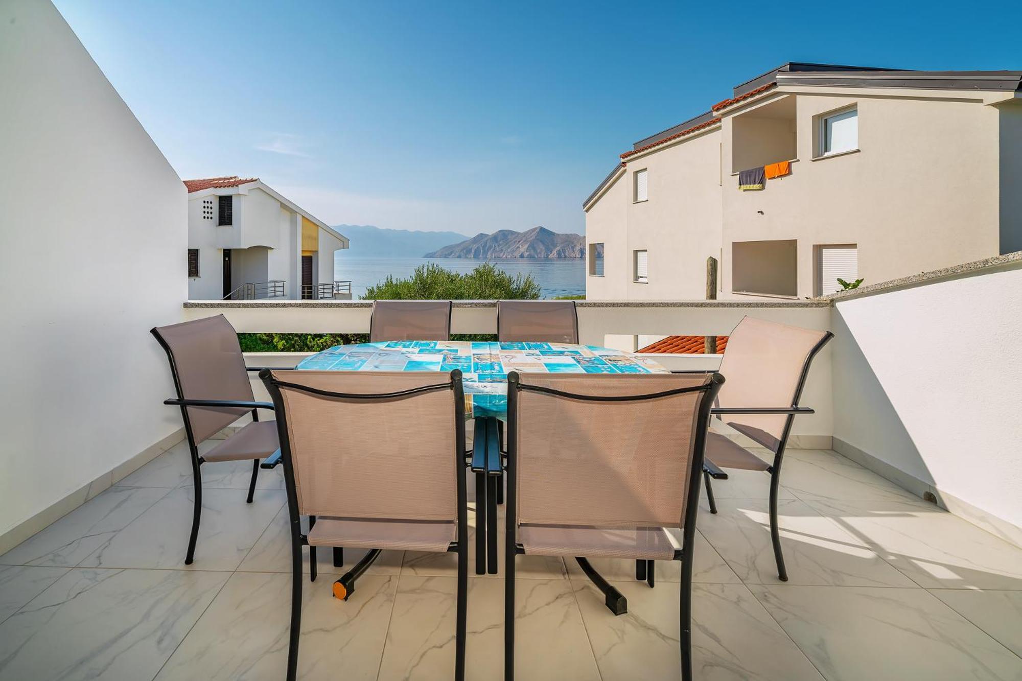 Apartments Kricin 14 Laura Baška Dış mekan fotoğraf